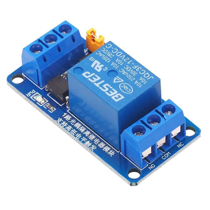 Módulo Relay - Relevador 1 Canal 12V High/Low Level Trigger